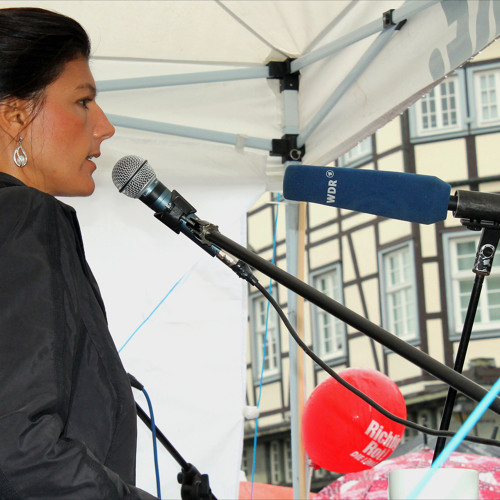 Sahra Wagenknecht in Soest am 10.09.2013