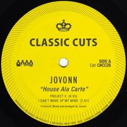 Jovonn - House Ala Carte - Clone Classic Cuts 026