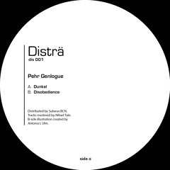 Pehr Genlogue - A1. Dunkel / mastered by Nihad Tule (Disträ Recordings 001)