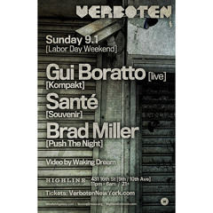 Brad Miller - Opening for Gui Boratto / Highline Ballroom / 9.1.13