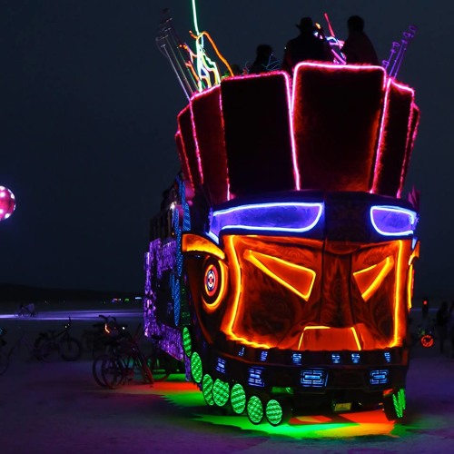 Jason Kendig live on the Mayan Warrior - Burning Man 2013