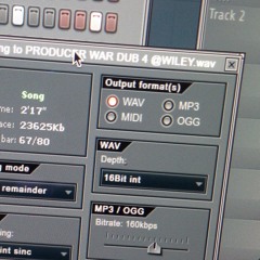 PRODUCER WAR DUB 4 @WILEY