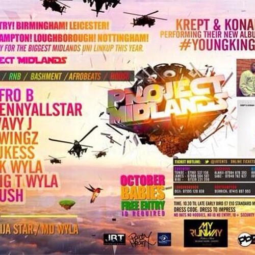 #ProjectMidlands - Official New Skool Bashment Mix - Mixed By @DJ_SKWYLA