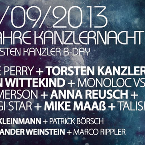 Mike Maass @ 6 Jahre Kanzlernacht/Tresor Berlin - 14/09/13