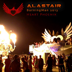 Alastair @ Burning Man 2013 - Heart Phoenix