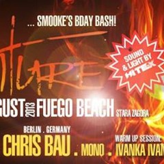 Chris Bau - Live Mix Fuego Beach 24-08-2013