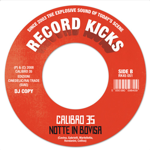 Stream Calibro 35 Notte In Bovisa by Record Kicks Listen online for free on SoundCloud Stream Calibro 35 Notte In Bovisa by Record Kicks Listen online for free on SoundCloud