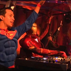 Tomorrowland 2013 - Superman, Batman, Iron Man