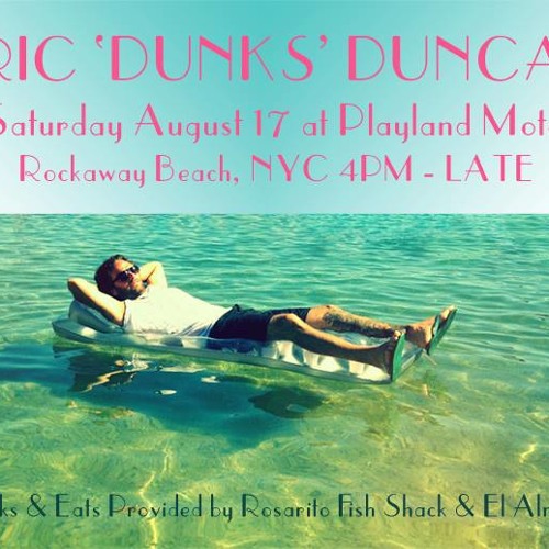 ERIC 'DUNKS' DUNCAN AT PLAYLAND MOTEL AUG. 17th 2013 JUST BEFORE SUNSET