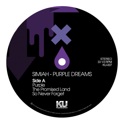 Simiah - Purple Dreams (Snippets) - 12" Vinyl/OUT NOW