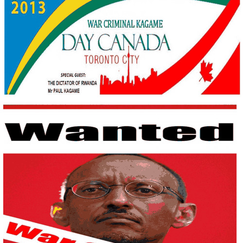 More than 3500 People will protest in Toronto against war criminal Paul Kagame Sept 28/2013