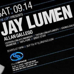 JAY LUMEN live at SPACE Miami (Florida USA) 14 september 2013 (2 hours of 4)