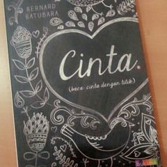 Cinta. (baca: cinta dengan titik)