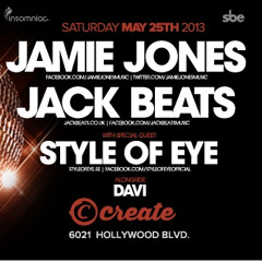 DAVI: Live at Create Nightclub w/ Jamie Jones [May 25, 2013]