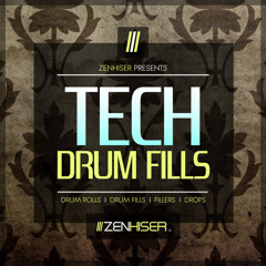 Tech Drum Fills - 203 Tech House, House, Techno & Minimal Tech Drum Rolls