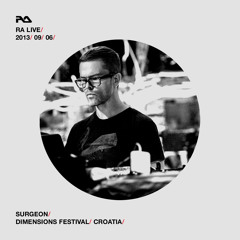 RA Live - 2013.09.06 - Surgeon at RA Moat, Dimensions Festival