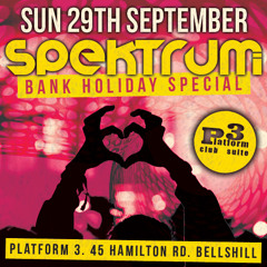 JACK DIAMOND LIVE @ PLATFORM 3 SPEKTRUM BANK HOLIDAY