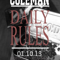 Ef Coleman - Daily Rules (Prod. Joseph Diman)