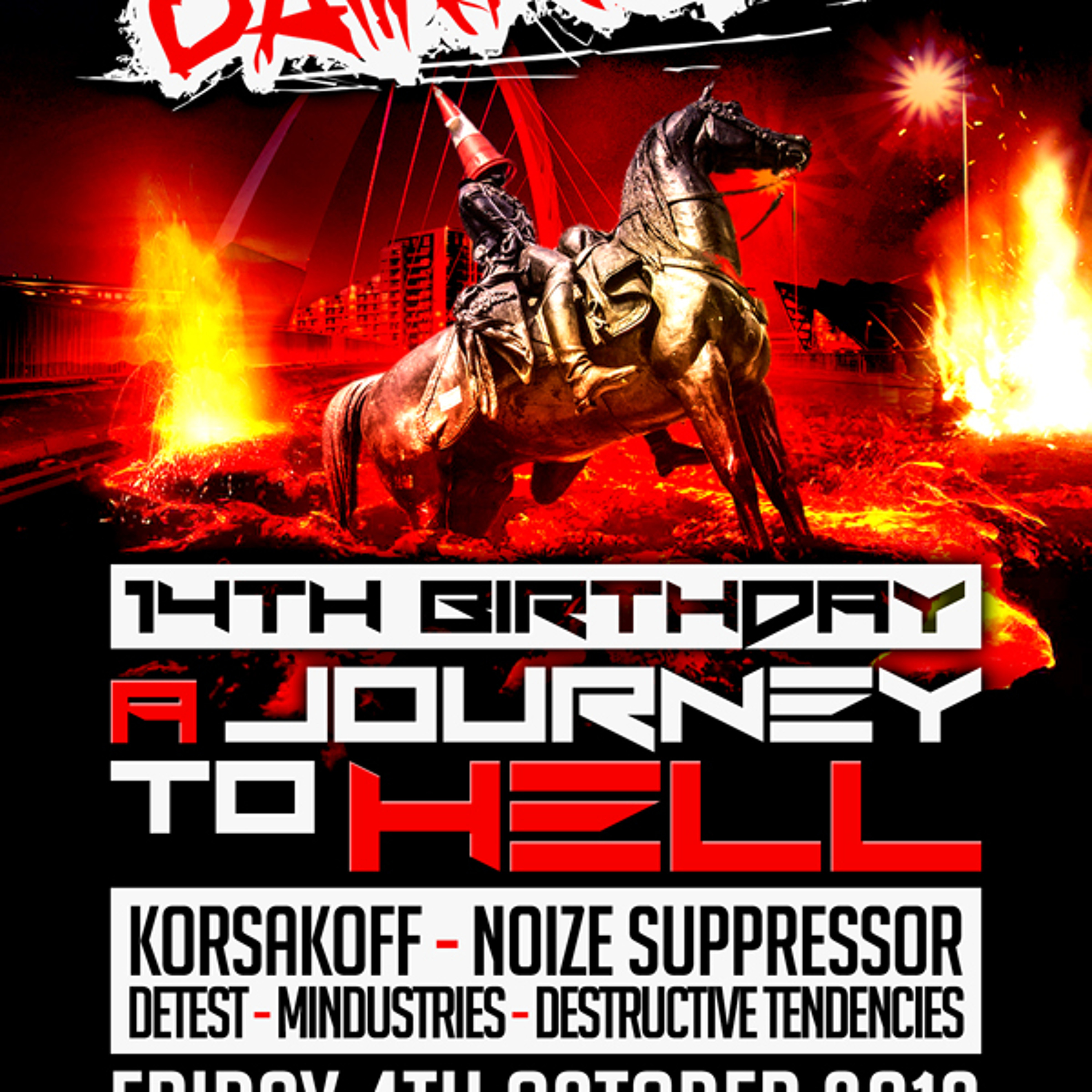 Twisted's Darkside Podcast 152 - Mindustries - Darkside: A Journey To Hell Warm Up #5