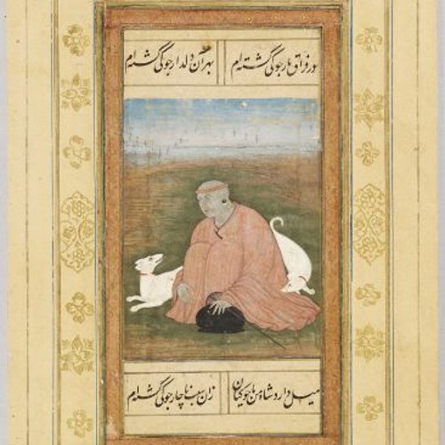 Persian Poem Reading: A Nath Yogi with Two White Dogs