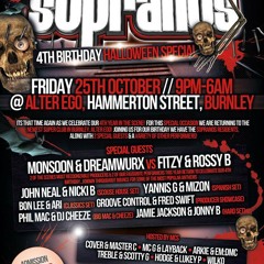 DJ Cheeze Promo CD | SOPRANOS 4th Birthday (Halloween Special) @ Alter Ego | Friday 25th October