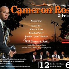 An Evening With Cameron Ross & Friends Radio Promo