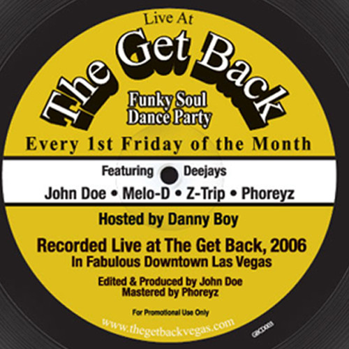 Z-Trip - Live @ The Get Back (all vinyl set)- *Download*