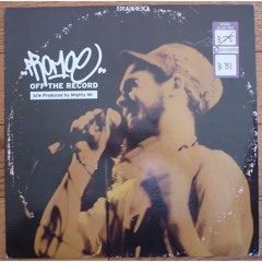 Promoe - Off The Record [Instrumental] (Prod By Marc and DJ Tech-Nic) 1999