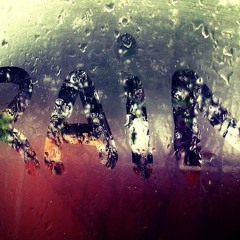 Rainy drops of water