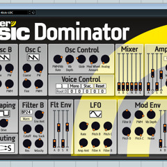 Dominator CM Bass Demo (2 instances Unison panned, no FX)