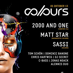 Dominic Banone @ COLOURS 05.10.2013 | Part 1 [Tanzhaus West, Frankfurt]