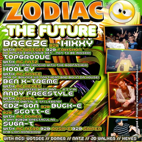 Topgroove with MC's Ruskal, Natz & Space - Zodiac "The Future"