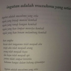 Ingatan Adalah Musuhmu Yang Setia - Latiff Mohidin