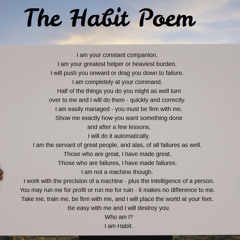 Habit Poem