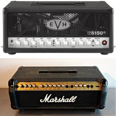 EVH 5150 III (Left) vs Marshall Valvestate 8100 (Right)