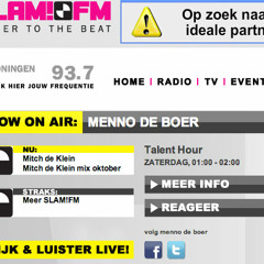 Mitch de Klein at SlamFM Clubbin (12-10-2013)