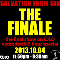 (pt 1 of 2) Final episode of Salvation From Sin (2013-10-04) w/ DJ Michael Terzian (marathon dj set)