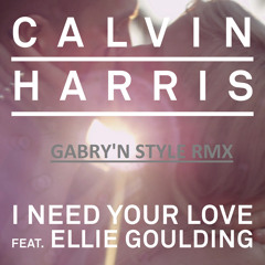 Calvin Harris feat. Ellie Goulding - I Need Your Love (Gabry'n Style Remix)