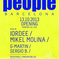 Opening People Barcelona, domingo 13 octubre.