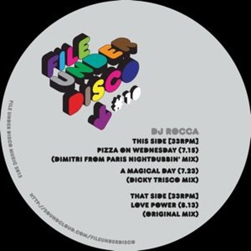 A1 - DJ ROCCA - Pizza On Wednesday (Dimitri From Paris Nightdubbin' Mix) - CLIP