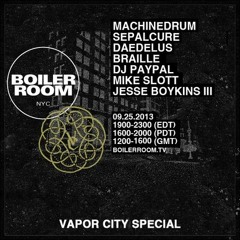 Machinedrum LIVE in the Boiler Room NY