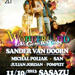 Michal Poliak live @ Wonderland Love Generation 11-10-2013 SaSaZu Club - Prague