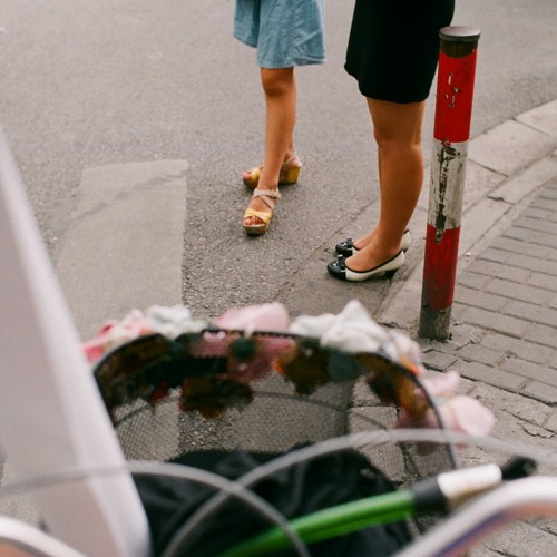 On a bike in Shanghai