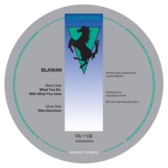 Blawan - What You Do With What You Have