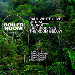 Eric Biddines LIVE in the Boiler Room