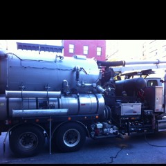 Vactor vacuum at 82nd St and 3rd ave nyc