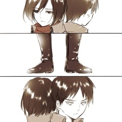 Eren Mikasa Fight together
