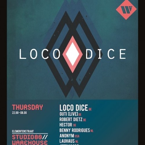Guti and robert dietz live @ studio 80 warehouse (loco dice and friends) 17 10 2013
