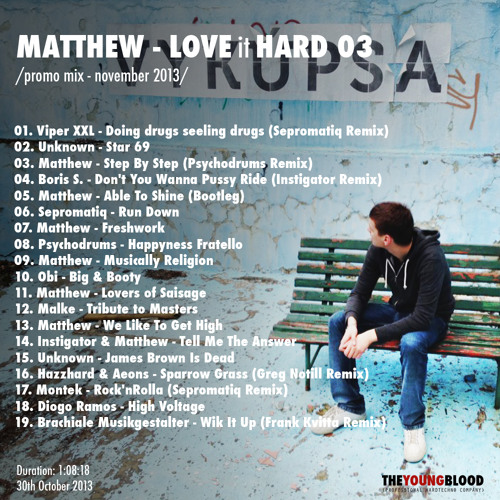 Matthew - Love It Hard 03 (Promo Mix November 2013)