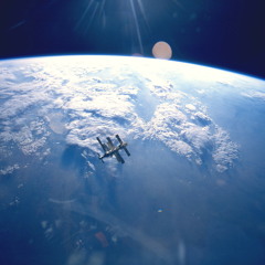 Rhodes From Outer Orbit